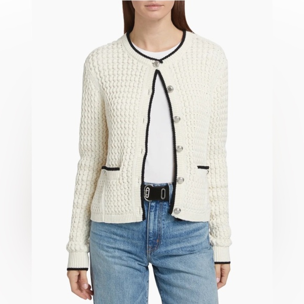 Rag & Bone Daria Stretch Cotton Cardigan